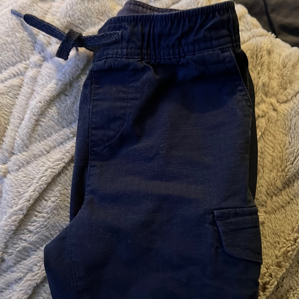 Navy cargo pants